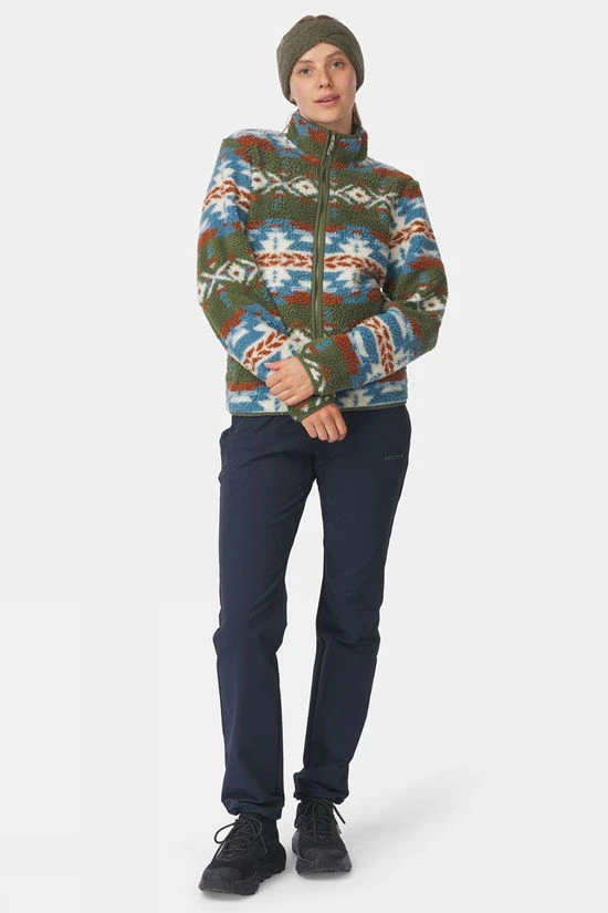 Womens Peniche Jaquard Full Zip Fleece - Image 4