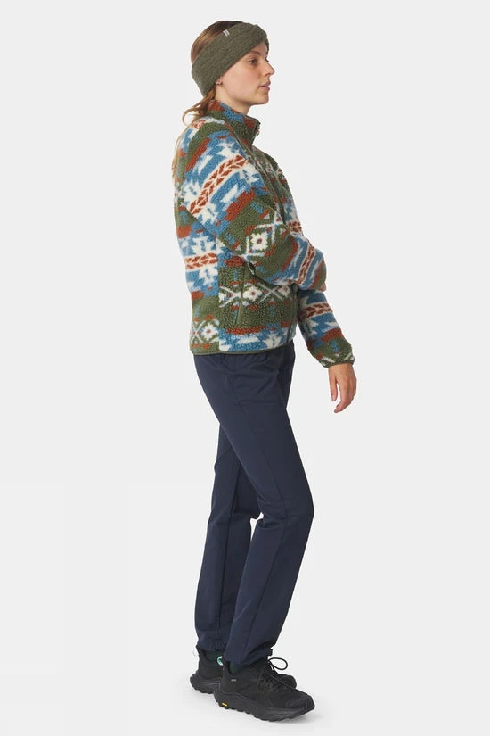 Womens Peniche Jaquard Full Zip Fleece - Image 6