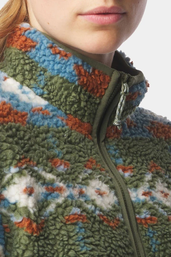 Womens Peniche Jaquard Full Zip Fleece - Image 10