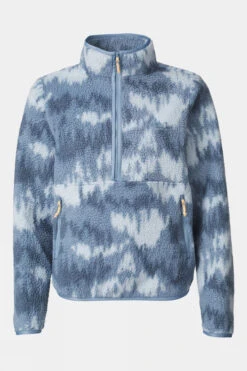 Womens Flynn Printed Half Zip Fleece