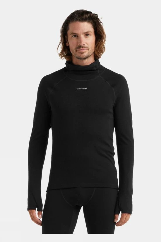 Icebreaker Mens Merino Logn Sleeve Roll Neck Top - Image 2