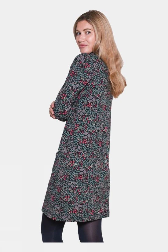 Brakeburn Womens Ditsy Cowl Neck Dress - Image 2