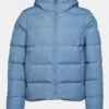 Womens Aarhus Recycled Cropped Hoody Down Jacket