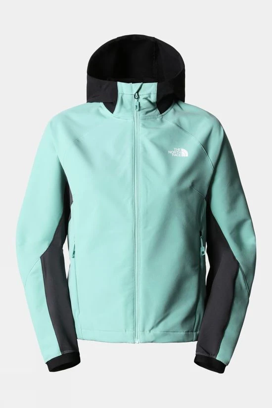 The North Face Womens Athletic Outdoor Softshell Hoodie Jacket