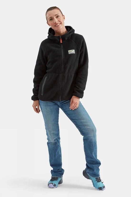Passenger Womens North Coast Full Zip Recycled Sherpa Fleece - Image 4