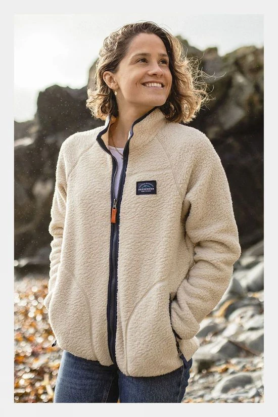 Passenger Womens Fairbanks Full Zip Recycled Sherpa Fleece - Image 7