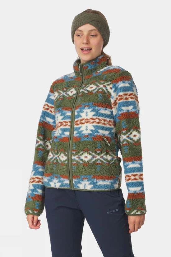 Womens Peniche Jaquard Full Zip Fleece - Image 3