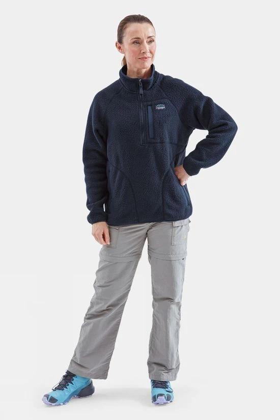 Passenger Womens Home Quarter Zip Recycled Sherpa Fleece - Image 4