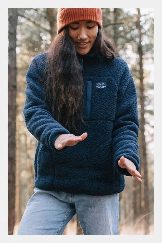 Passenger Womens Home Quarter Zip Recycled Sherpa Fleece - Image 8