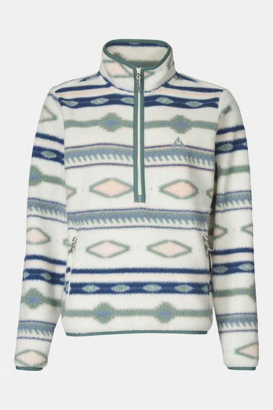 Womens Barrosa Printed Half Zip Fleece