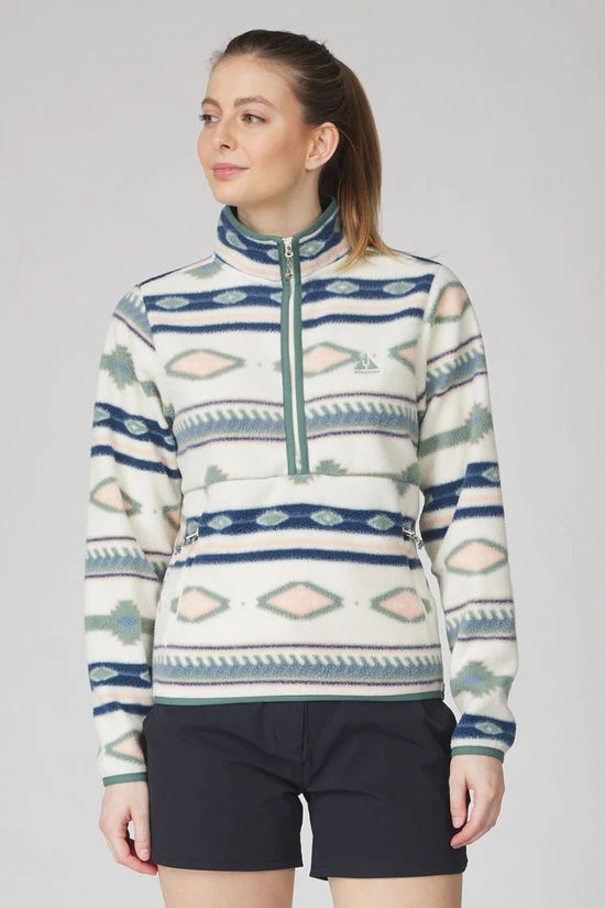 Womens Barrosa Printed Half Zip Fleece - Image 3