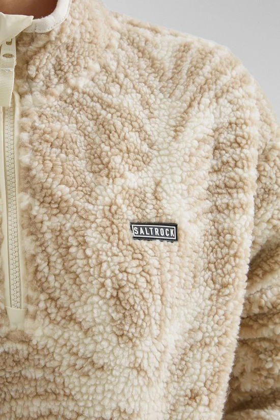 Womens Zella Floral Half Zip Fleece - Image 7