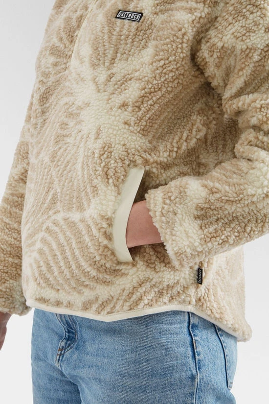 Womens Zella Floral Half Zip Fleece - Image 8