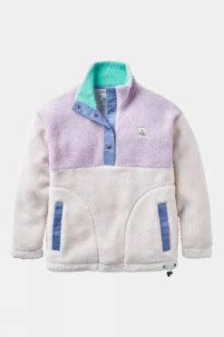 Womens Create Recycled Deep-Pile Sherpa Fleece