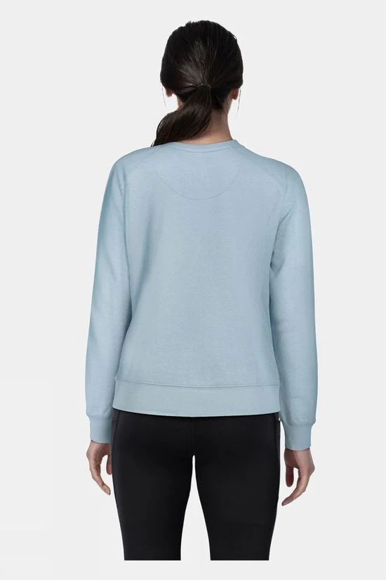 Blue Loop Originals Womens Embroidered Blue Fleece Sweater - Image 4