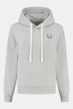 Blue Loop Originals Womens Blue Fleece Hooded Sweatshirt