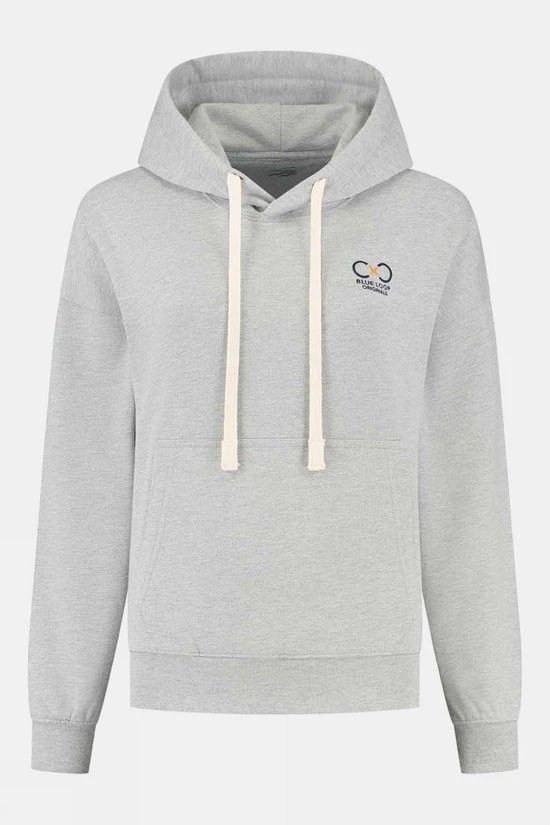 Blue Loop Originals Womens Blue Fleece Hooded Sweatshirt