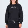 Hurley Womens Oceancare O&O Script Crew Sweatshirt