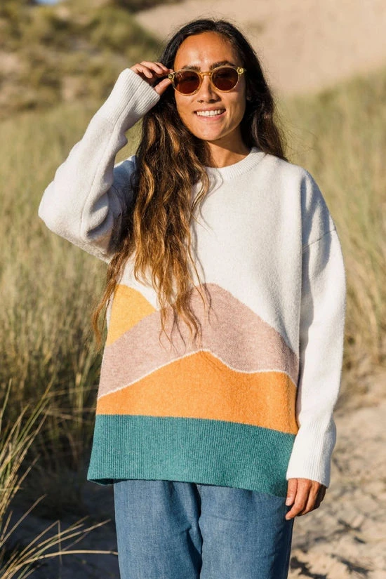 Womens Vista Recycled Knitted Jumper - Image 11