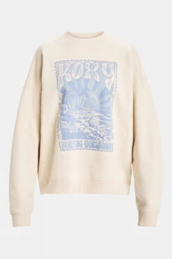 Roxy Womens Lineup Oversized Crew Sweatshirt