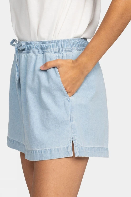 Roxy Womens Lekeitio Break Beach Denim Shorts - Image 3