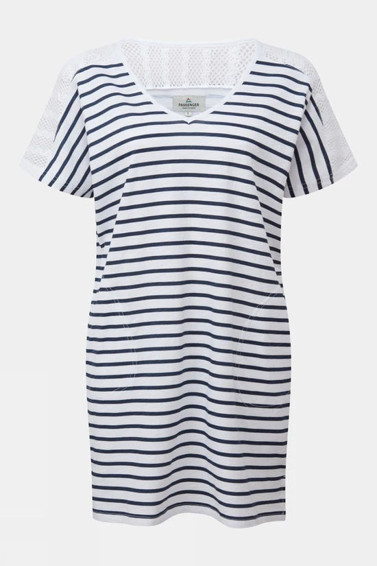 Womens Olive Oversized Recycled Cotton T-Shirt Dress