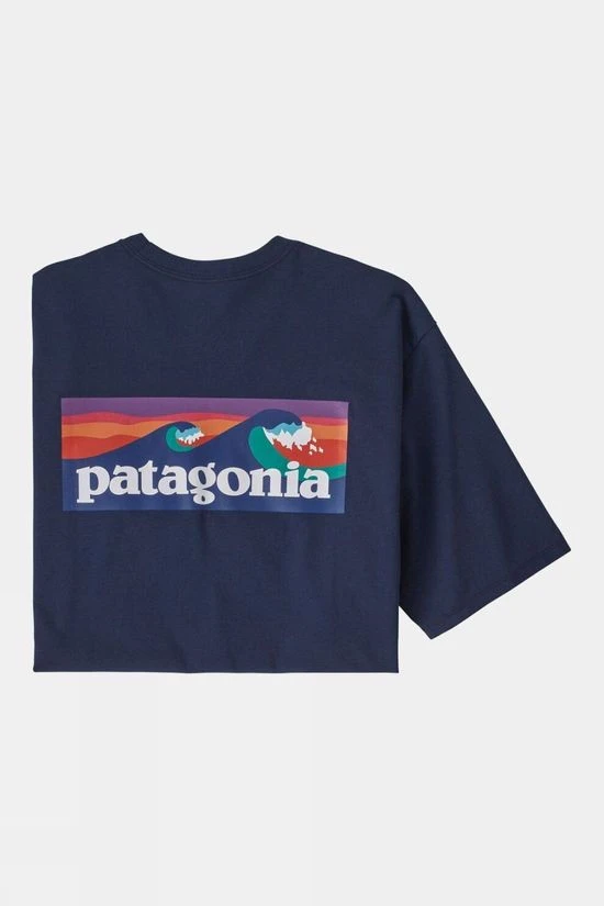 Patagonia Mens Boardshort Logo Pocket Responsibili-Tee