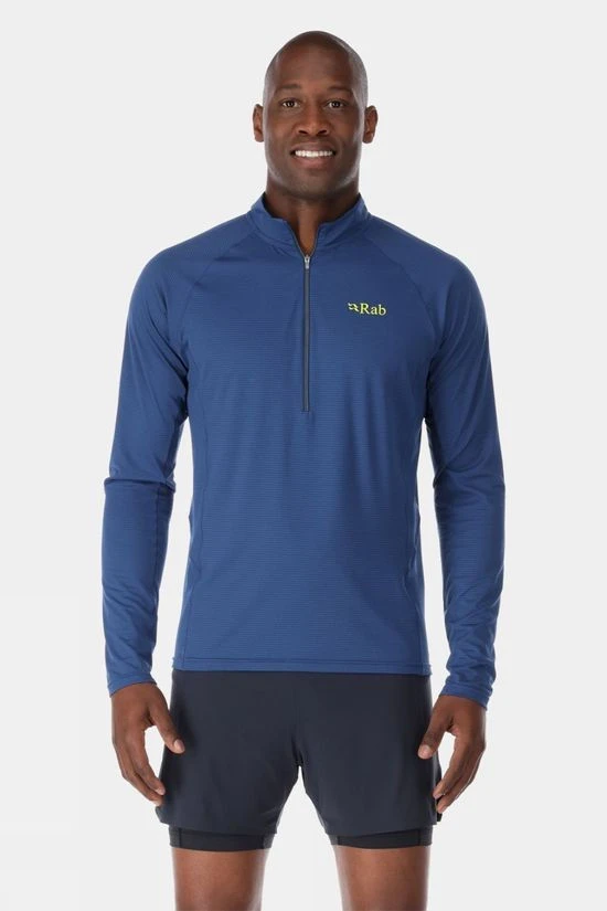 Rab Mens Sonic Long Sleeve Zip Top - Image 3
