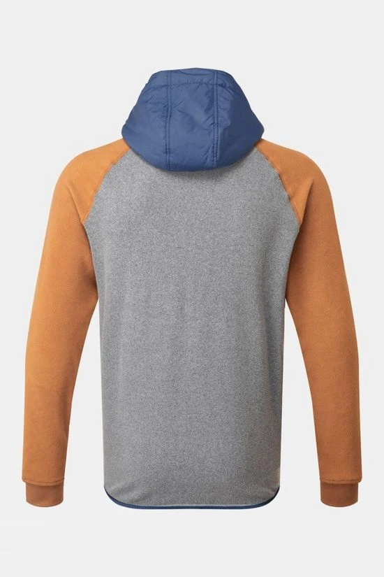 Passenger Mens Woodland Hooded Half Zip Polar Fleece - Image 2