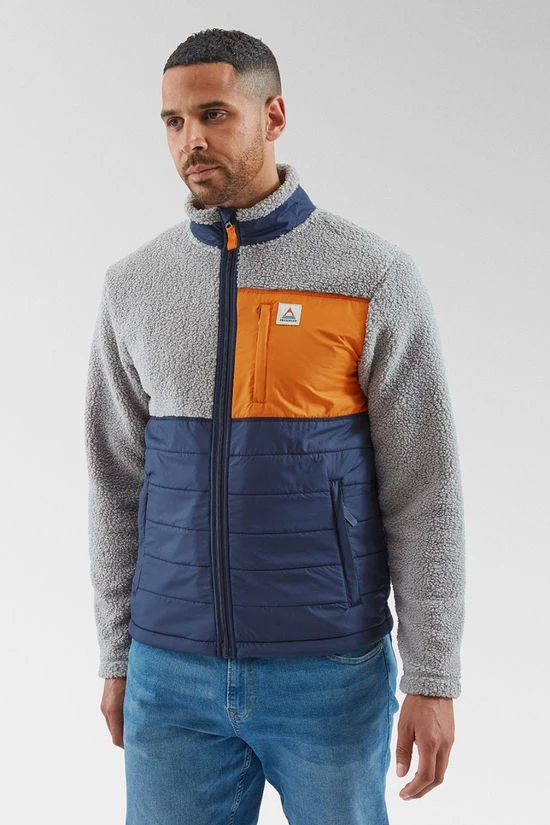 Mens Born Explorer Recycled Polar-Lined Sherpa Fleece - Image 3