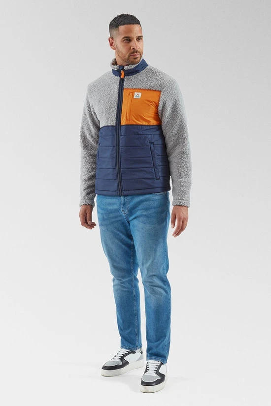 Mens Born Explorer Recycled Polar-Lined Sherpa Fleece - Image 6