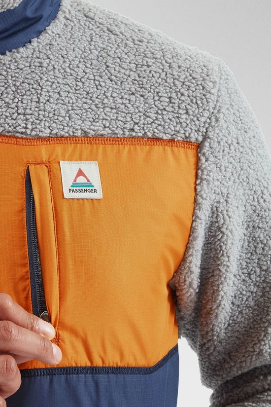 Mens Born Explorer Recycled Polar-Lined Sherpa Fleece - Image 8