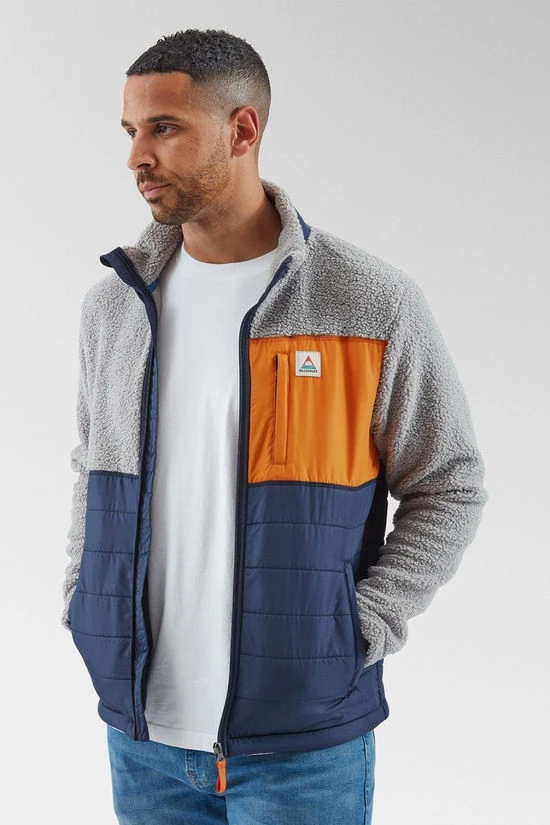 Mens Born Explorer Recycled Polar-Lined Sherpa Fleece - Image 5