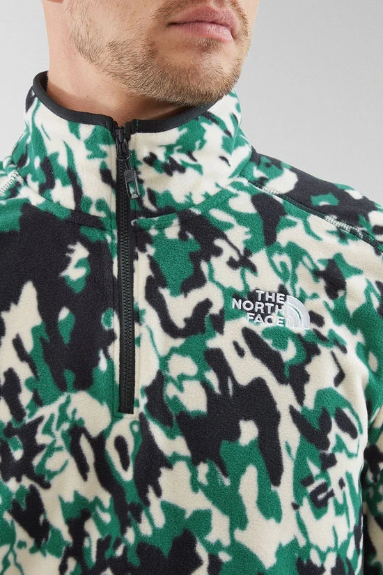The North Face Mens Glacier Printed Quarter Zip Fleece - Image 7