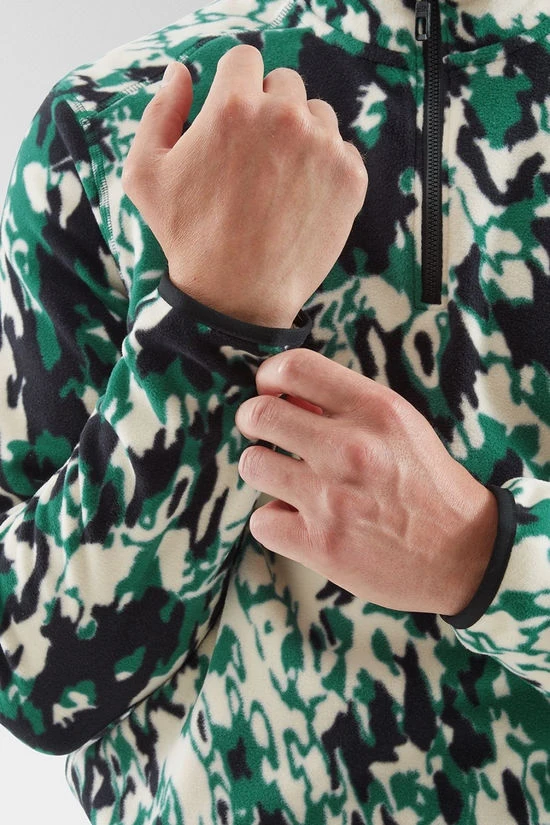 The North Face Mens Glacier Printed Quarter Zip Fleece - Image 9