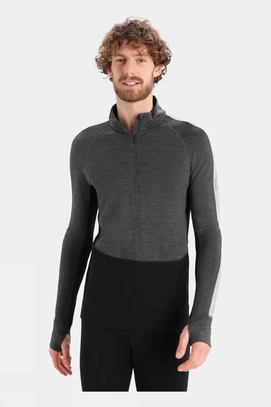 Icebreaker Mens Zoneknit 260 Long Sleeve Half Zip Top - Image 2
