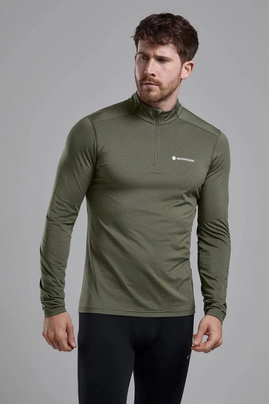 Montane Mens Dart XT Zip Neck Base Layer Top - Image 2
