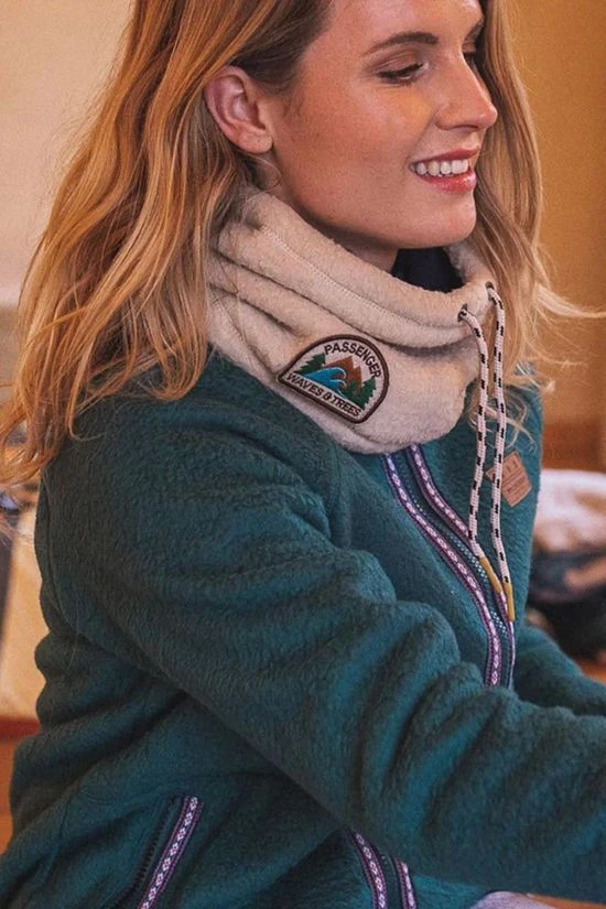 Unisex Mulled Sherpa Fleece Snood - Image 8