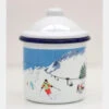Rolfe & Wills Weekend Explorer Ski Enamel Mug With Lid