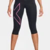2XU Womens Light Speed Mid-Rise Compression 3/4 Tights