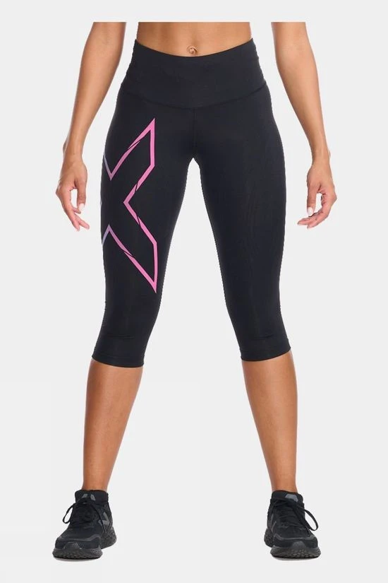 2XU Womens Light Speed Mid-Rise Compression 3/4 Tights