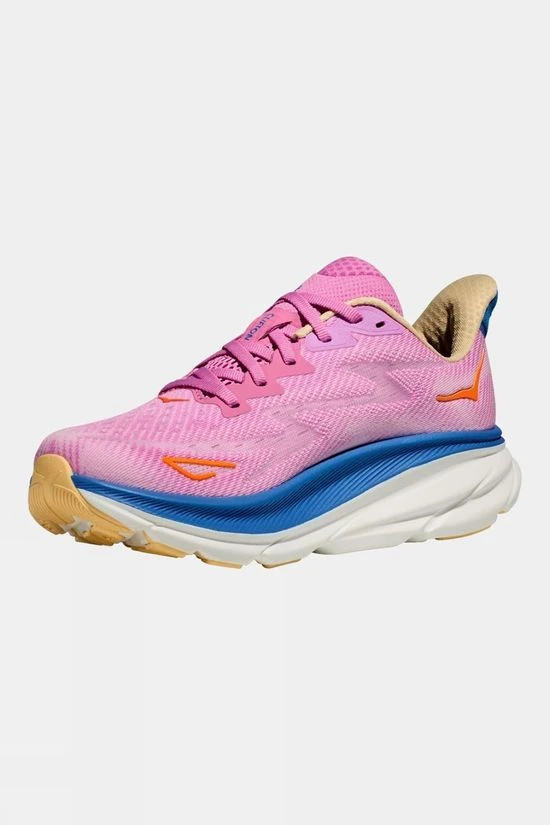 Hoka Womens Clifton 9 Wide Shoes - Image 4