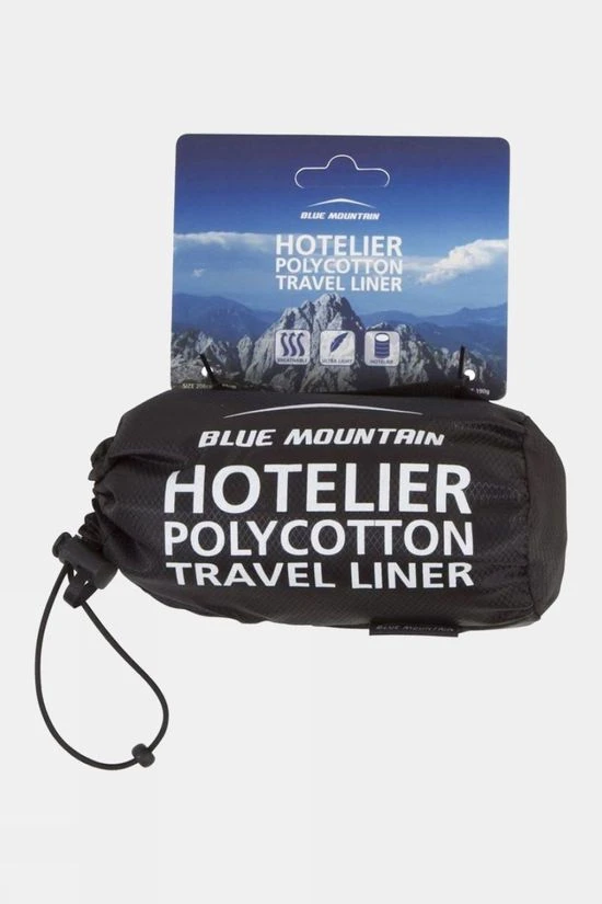 Blue Mountain Polycotton Sleeping Bag Liner - Hotelier - Image 3