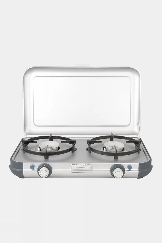 Campingaz Camping Kitchen 2 CV Piezo Double Burner Stove - Image 2