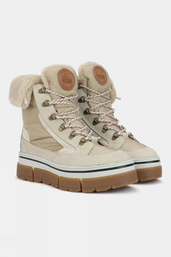 Womens Henta Lace Up Snow Boots - Image 3
