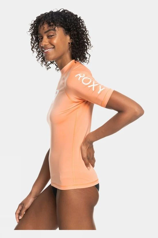Roxy Womens Whole Hearted Short Sleeve Rashguard - Image 3