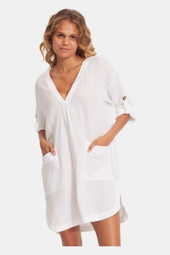 Seafolly Womens Essential Cover Up Dress