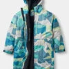 Unisex Waves Recycled Sherpa Lined Changing Robe