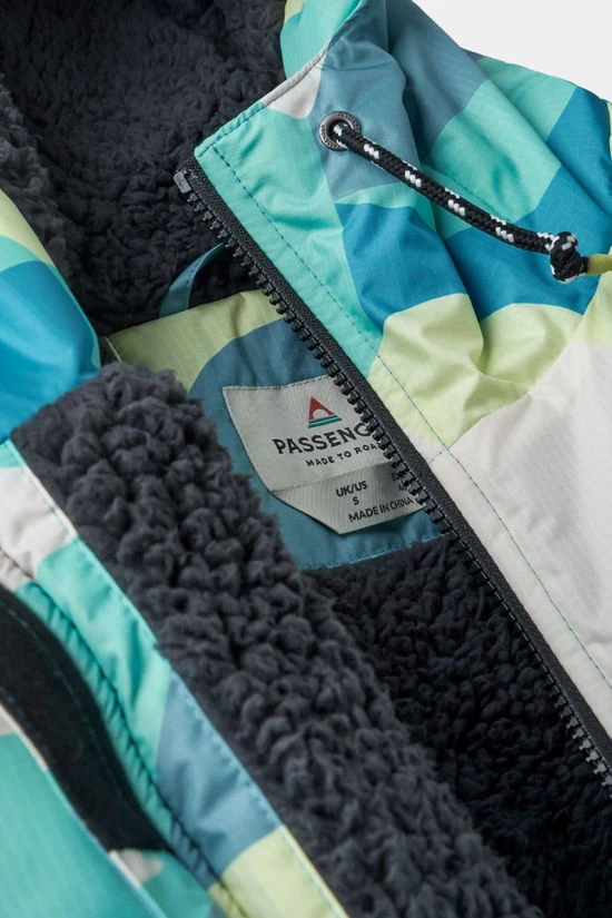 Unisex Waves Recycled Sherpa Lined Changing Robe - Image 2