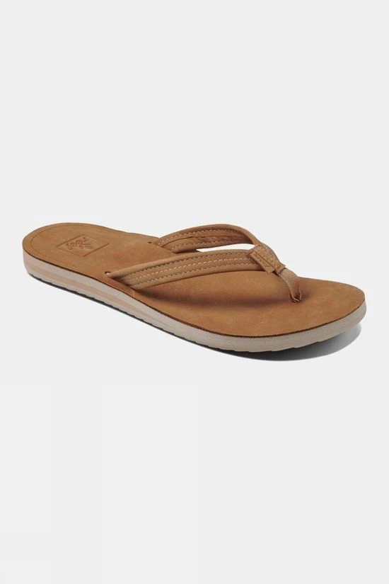Reef Womens Voyage Lite Leather Flip Flops